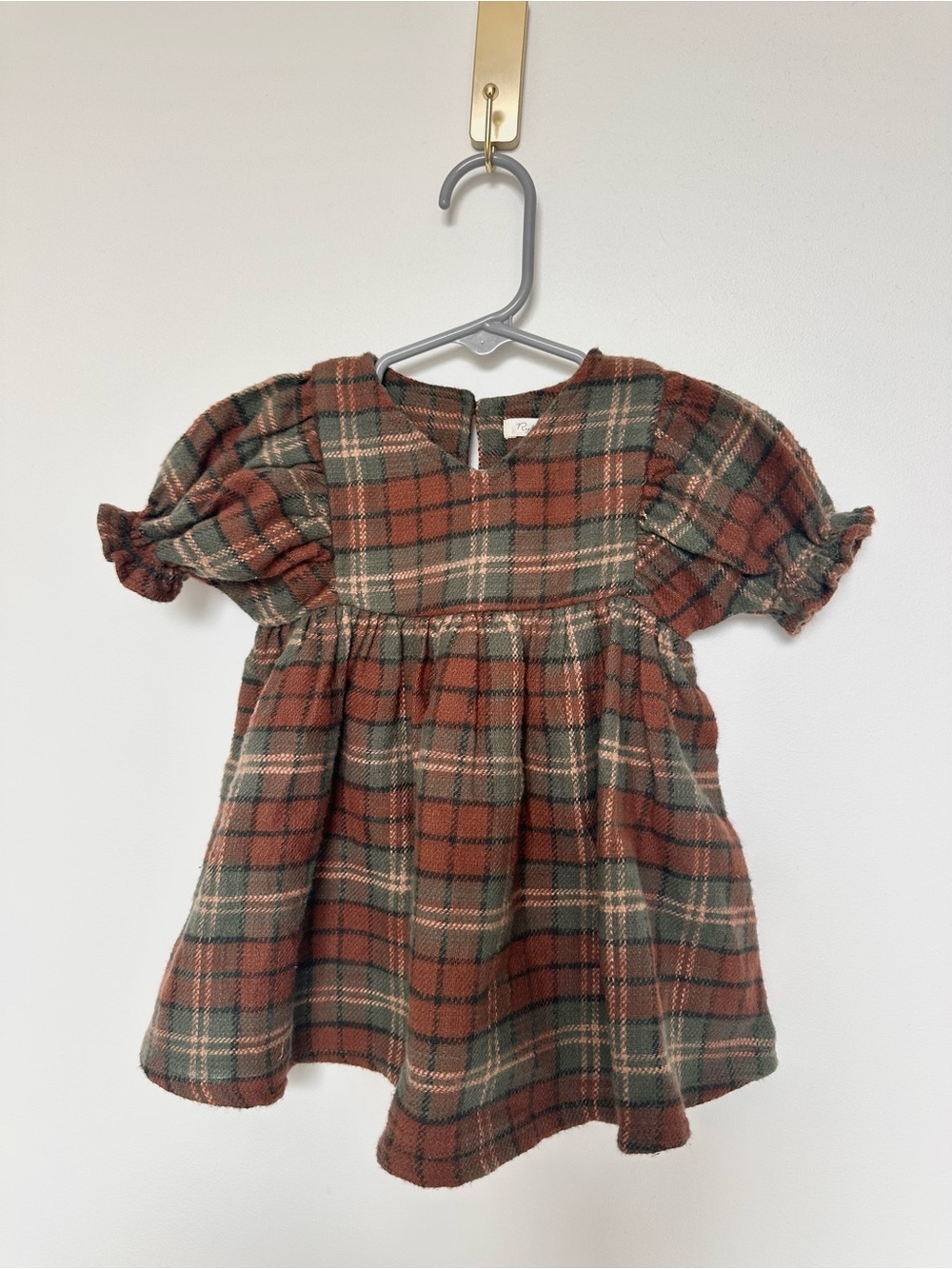 Rylee + Cru Holiday Plaid Jolene Dress